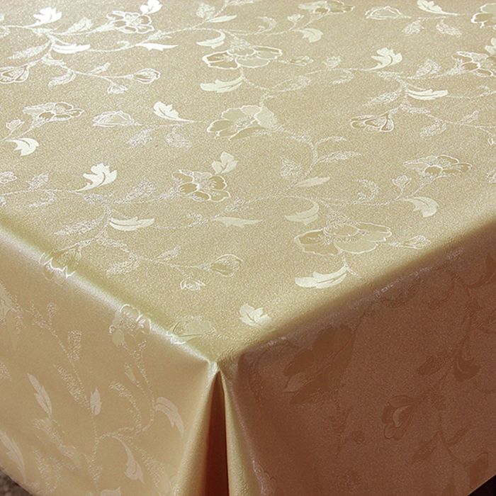 Клеенка столовая "Афина", 137 см, рулон 20 п.м., 228-Z03, бежевый