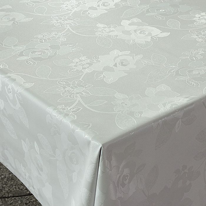 Клеенка столовая "Афина", 137 см, рулон 20 п.м., 274-Z02, белый