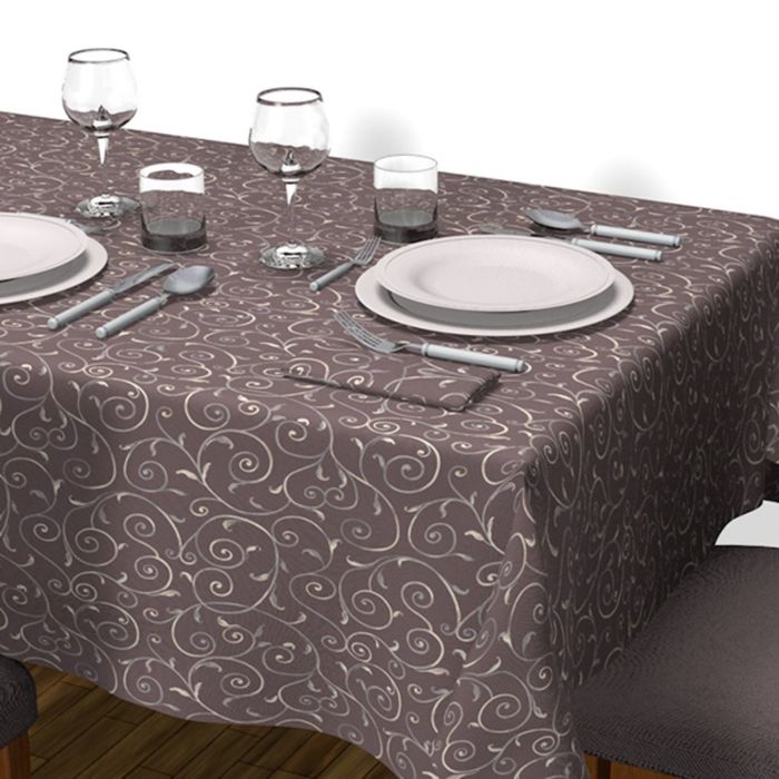 Клеенка столовая, ширина 140 см "Orizzonti. Лаччио", рулон 20 м