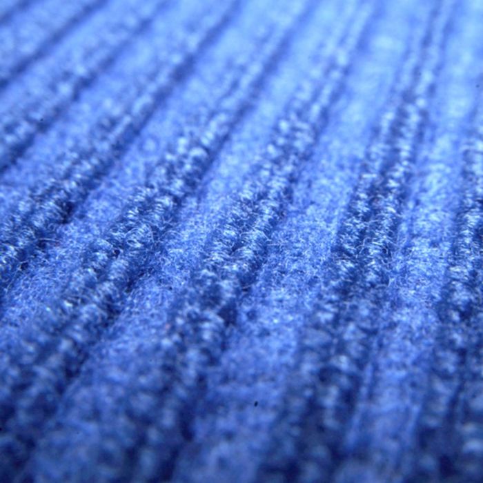 Коврик влаговпитывающий, ребристый, 50х80 см, "Стандарт" синий