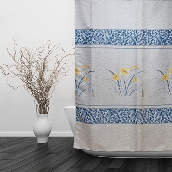 Штора для ванной 180х180 см, "Лютики" ВТ-821659