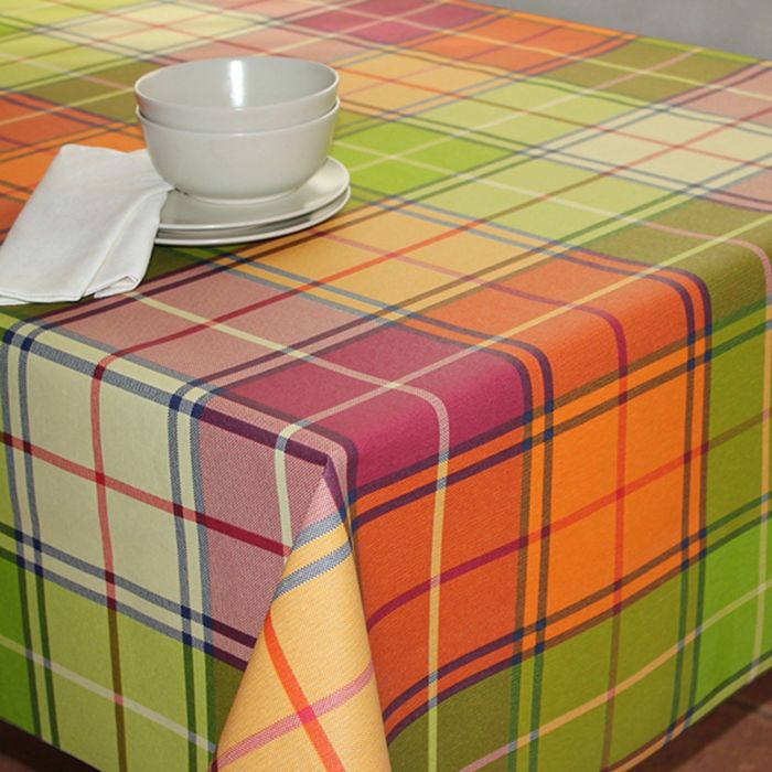 Клеенка столовая "Alicante", 140 см, рулон 25 п.м., RD09012 Кантри зеленый