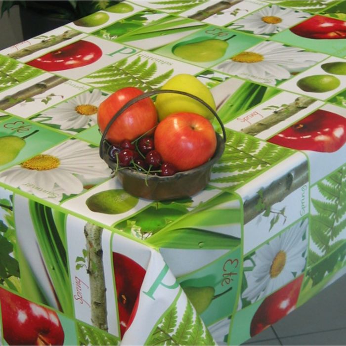 Клеенка столовая Zen 140 см, рулон 20 п.м., 629/1 Времена года