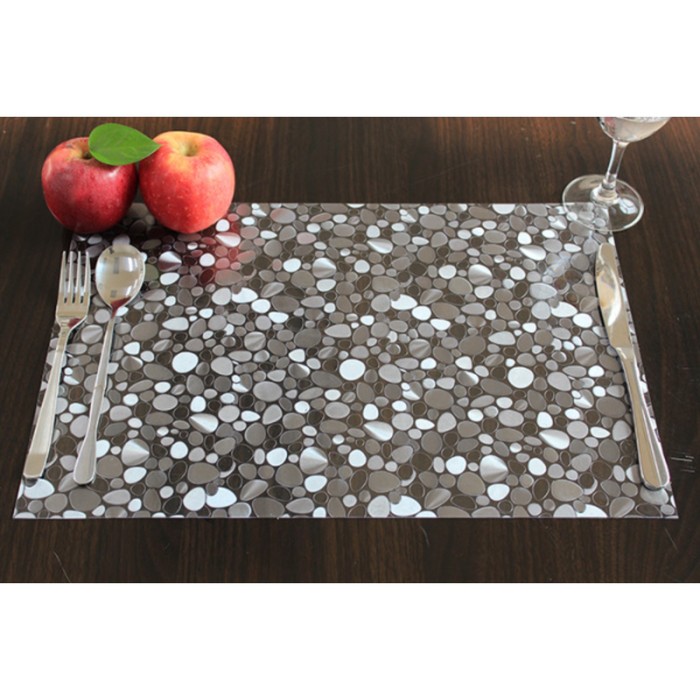 Клеенка для стола "Table Mat" Transparent, 80 см, рулон 20 п.м., TD 142-001