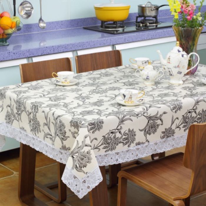 Скатерть "Донна Роза", Цветы, овал 132х178 см
