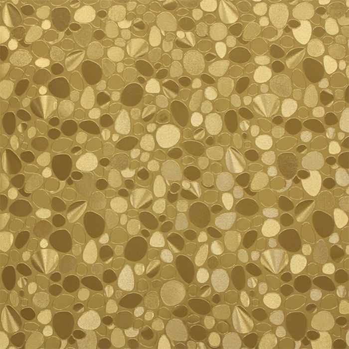 Клеенка для стола "Table Mat" Metallic, золото, 80 см, рулон 20 п.м., TD 142-А003