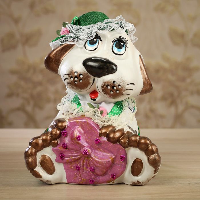 Копилка "Дама сердца" микс