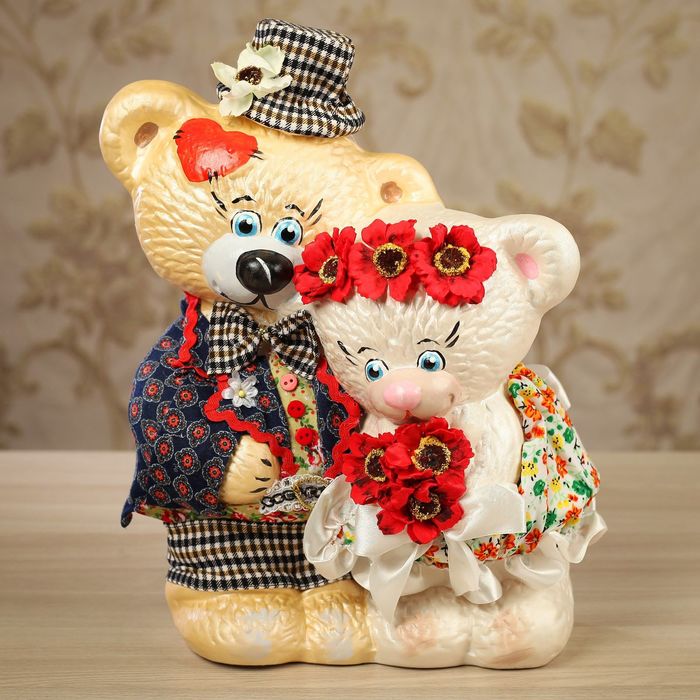 Копилка "Парочки мишек"