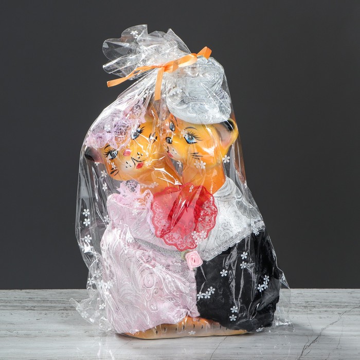 Копилка "Свадебные коты" малые, микс