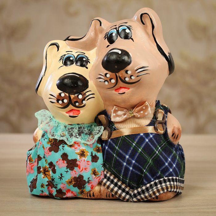 Копилка "Собачья верность" микс