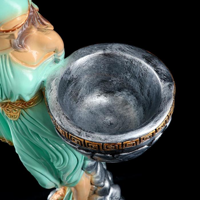 Фигурное кашпо "Гречанка", цветная, 80 см, микс