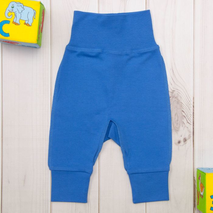 Штанишки детские, рост 62 см, цвет синий 993- AZ_М