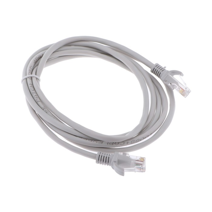 Патч-корд UTP Cablexpert PP12-2M кат.5e, 2м, литой, многожильный (серый)