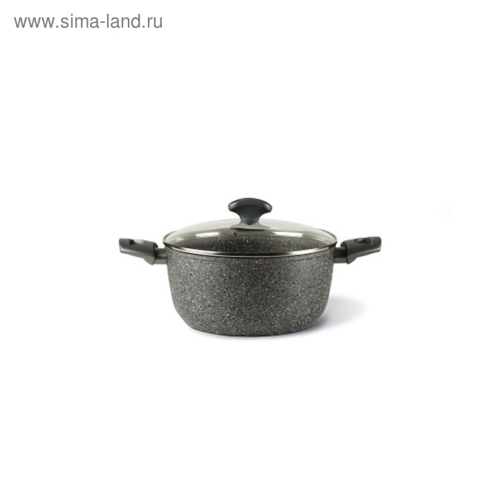 Кастрюля со стеклянной крышкой TVS MINERALIA INDUCTION, 24 см, 4,5 л