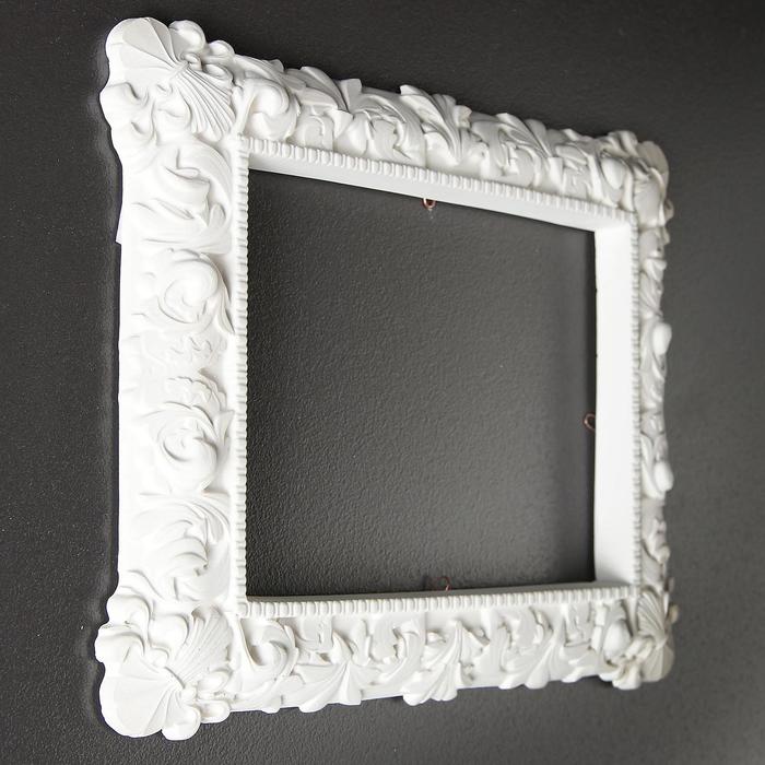 Фоторамка "Орхидея", белая, 17х21 см