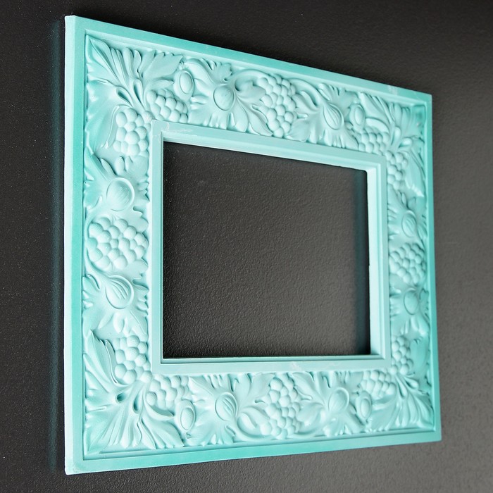 Фоторамка "Лоза" мятная, 17х20см