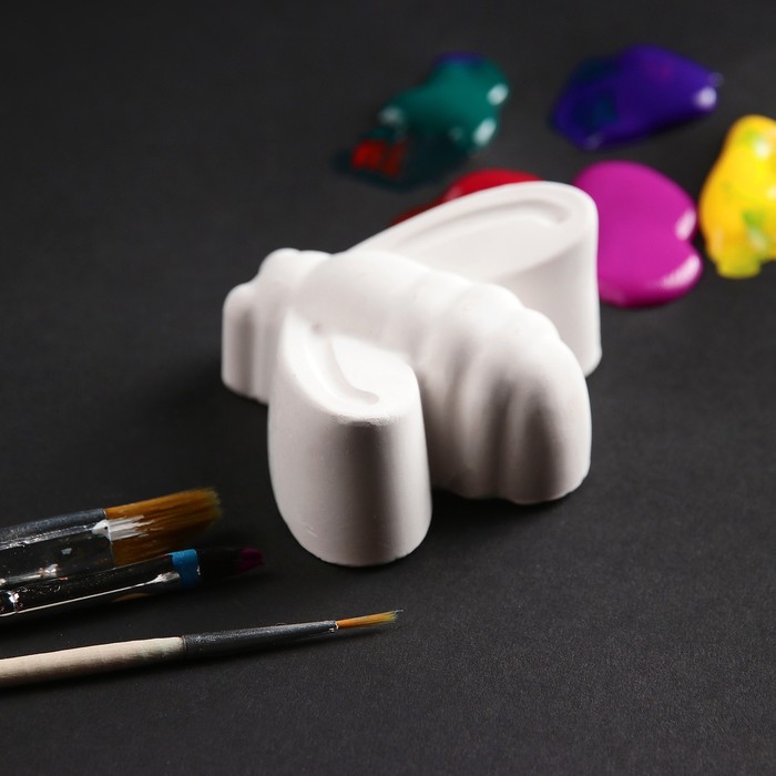 Фигурка под раскраску "Пчела" 16х12х4 см, белая