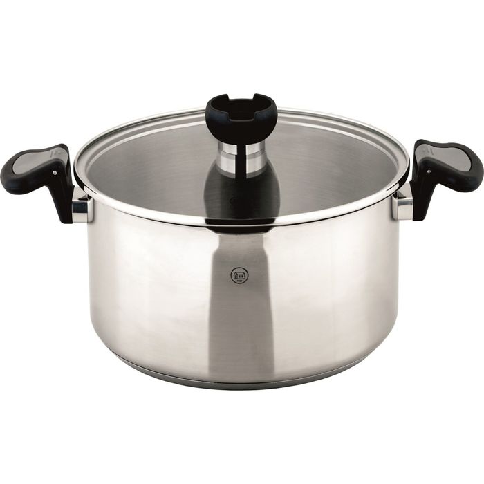 Кастрюля с крышкой CSS ARON, 24 см, 5,8 л