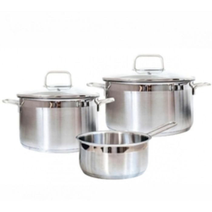 Набор посуды, 3 предметов, нерж. сталь, Swiss Diamond