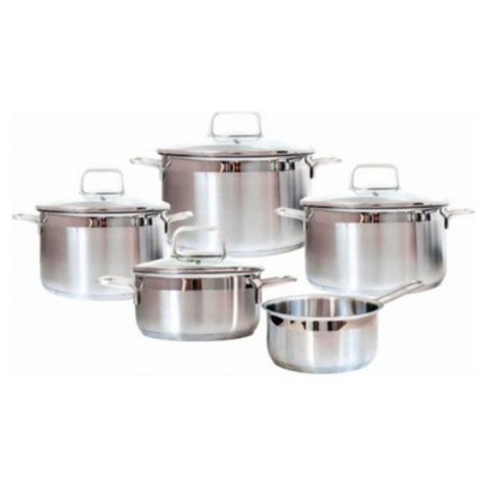 Набор посуды, 5 предметов, нерж.сталь, Swiss Diamond