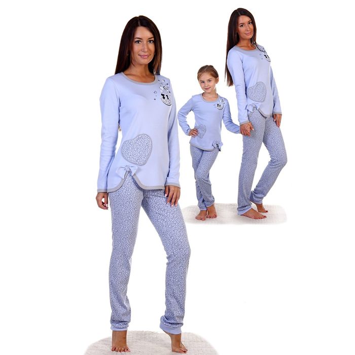 Комплект женский (джемпер, брюки) 1008 цвет сиреневый, р-р 46