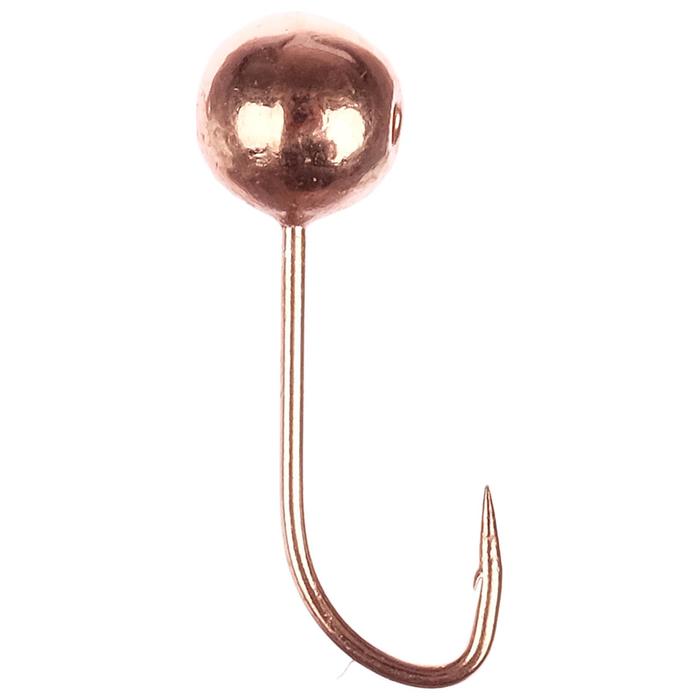 Мормышка W Spider «Шар» с отверстием, 3,0 мм, вес 0,24 г, цвет Cu