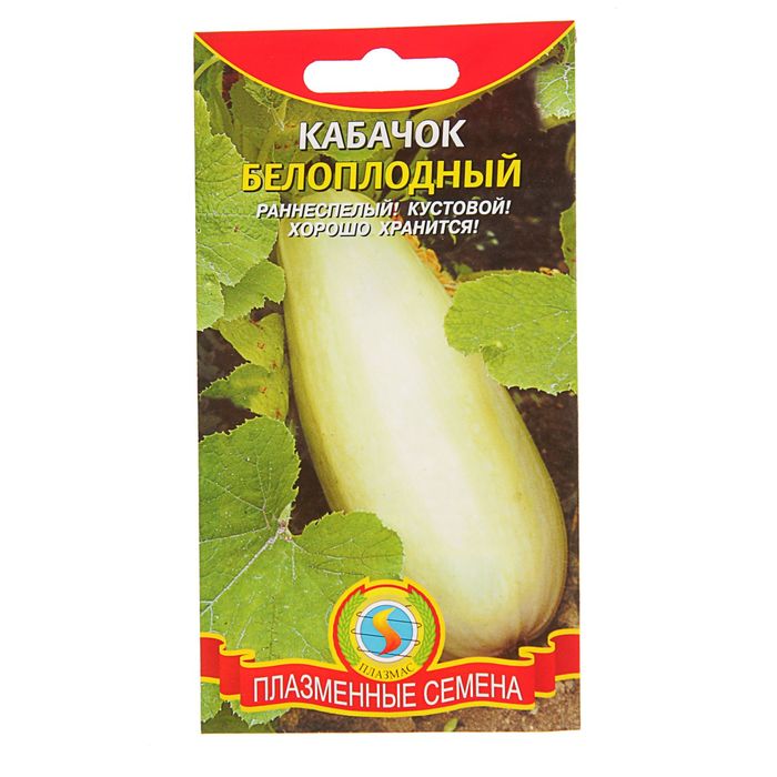 Семена Кабачок "Белоплодный", 11 шт