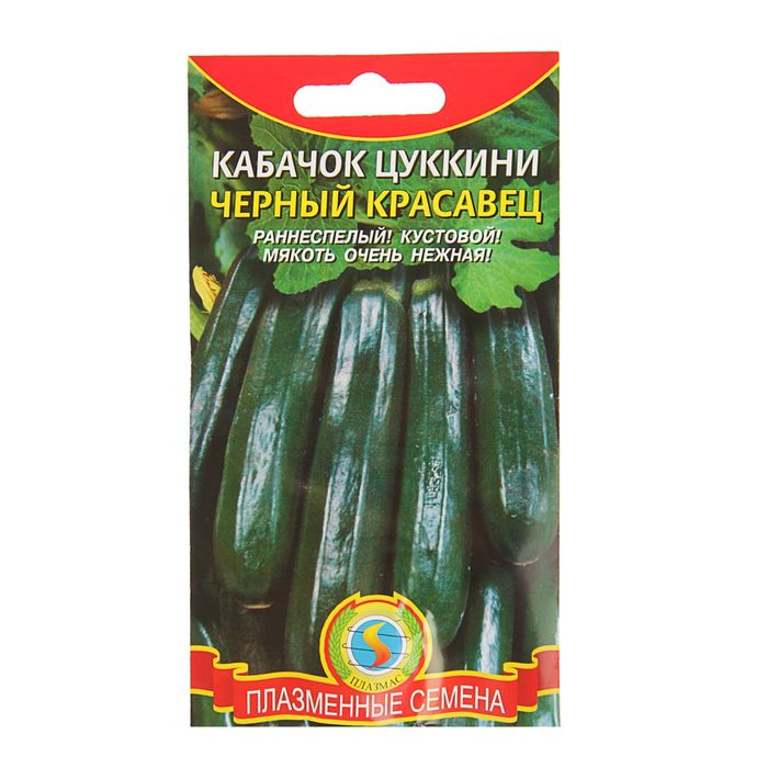 Семена Кабачок цуккини "Чёрный красавец", 10 шт