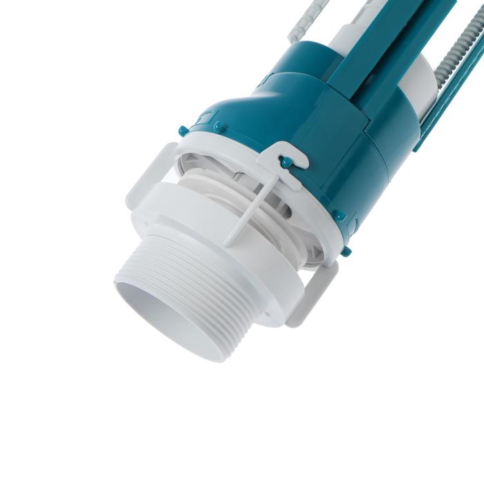 Арматура "Инкоэр", для унитаза, кнопочная двухрежимная, бокове подключение, кнопка хром