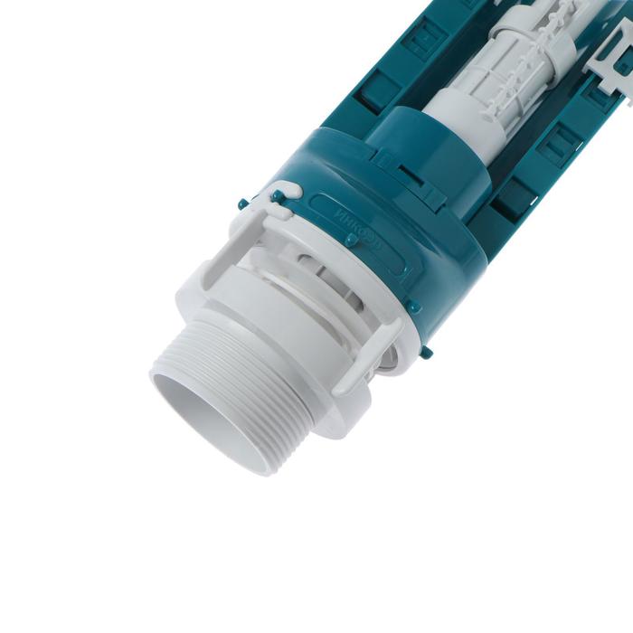 Арматура "Инкоэр", для унитаза, кнопочная двухрежимная, нижние подключение, кнопка хром