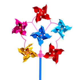 Ветерок-шестерка «Цветок», цвета МИКС от Сима-ленд