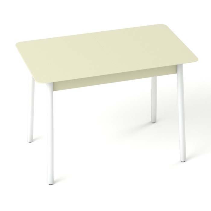 Обеденный стол "Хайп", нераздвижной 1200х700 мм, Мателак Триплекс, цвет бежевый