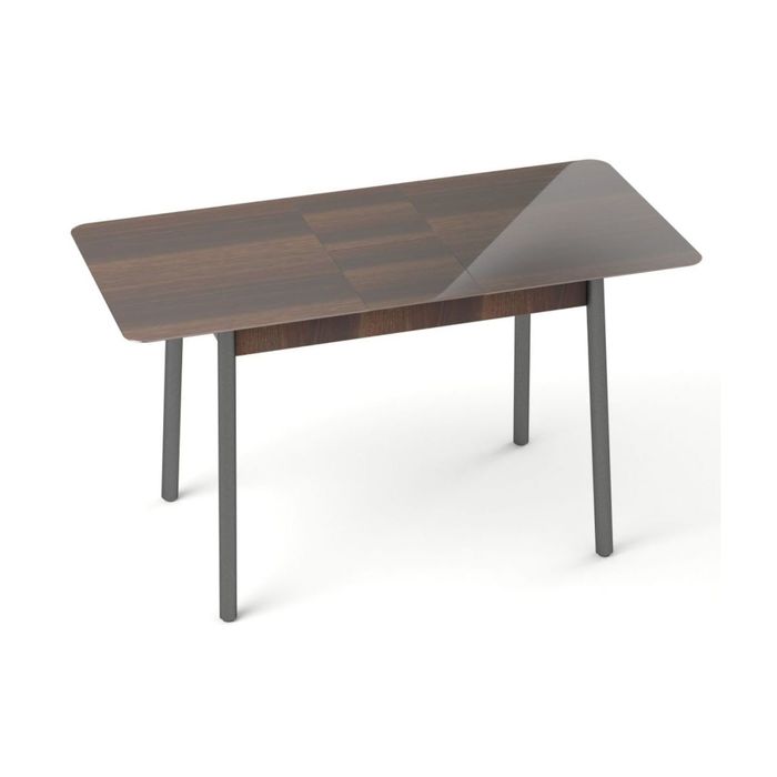 Обеденный стол "Хайп", раздвижной 1150(1450)х700 мм, Триплекс, цвет дуб венге