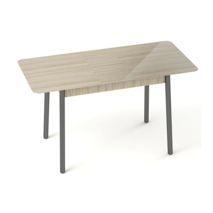 Обеденный стол "Хайп", раздвижной 1150(1450)х700 мм, Триплекс, цвет дуб сонома