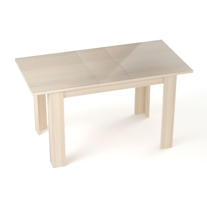 Стол "Бостон" раскладной, 1200(1500)х800 мм, ясень коимбра
