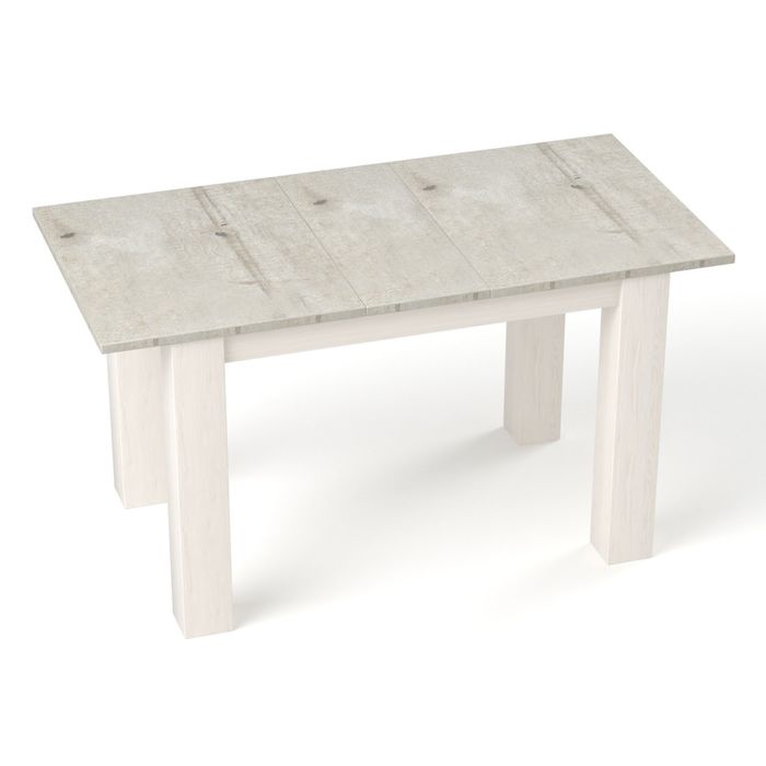 Стол "Бостон Антивандал" раскладной, пластик, 1200(1500)х800 мм, цвет метрополитан/фабрик