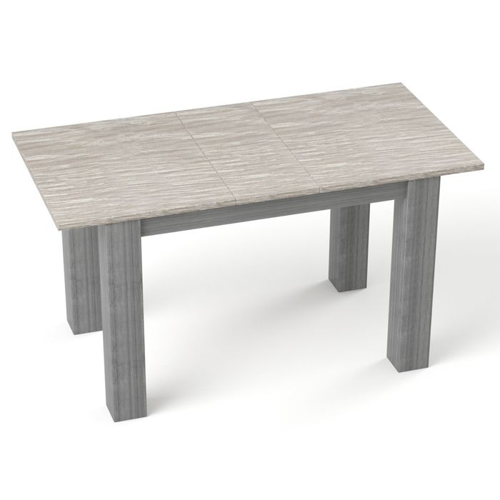 Стол "Бостон Антивандал" раскладной, пластик, 1200(1500)х800 мм, дымчатый дуб/сосна