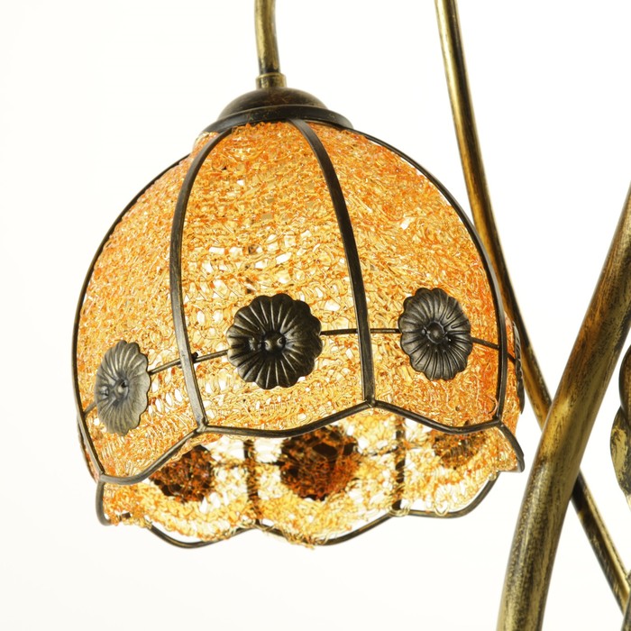 Светильник напольный 8849 "Элегия" бронза Е27 40W 145х35х30 см