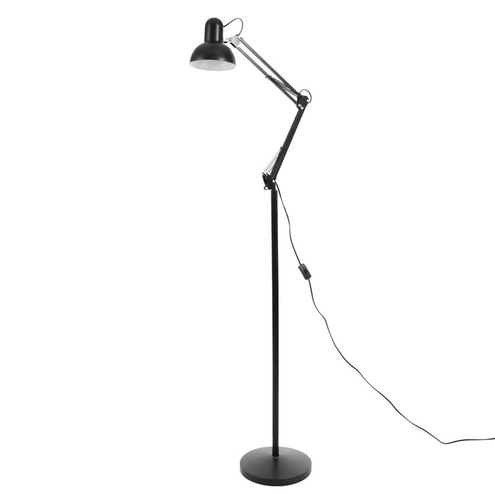 Торшер напольный 930 "Валли" чёрный 220V E27 40W 165х28х28 см