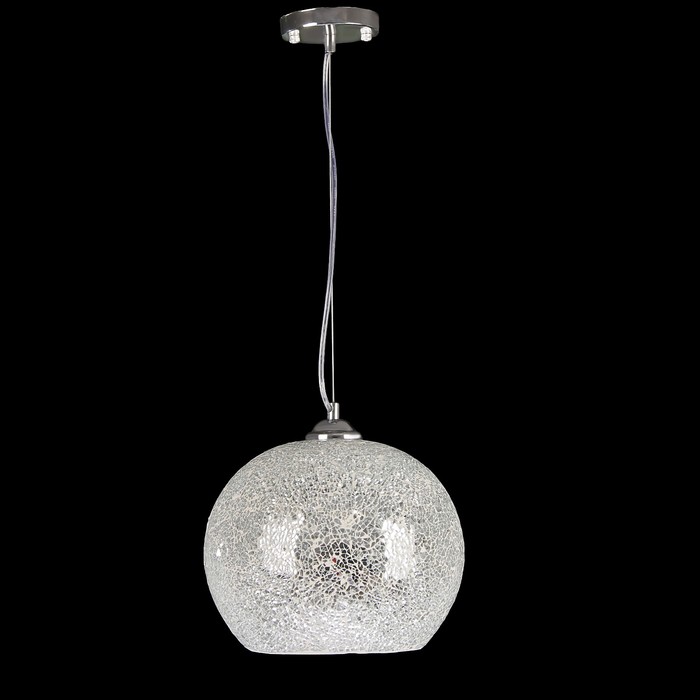 Светильник подвес "Аиша" E27 1х40Вт сер. 25х25х27 см