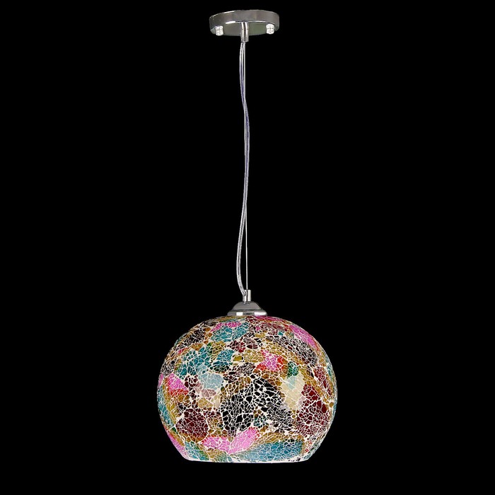 Светильник подвес "Аиша" E27 1х40Вт желт./красн./кор.25х25х27 см