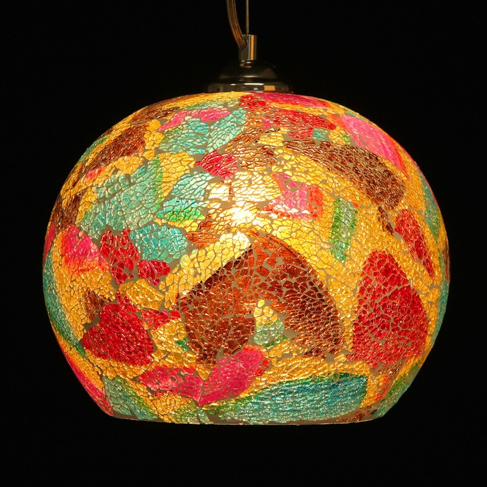 Светильник подвес "Аиша" E27 1х40Вт желт./красн./кор.25х25х27 см
