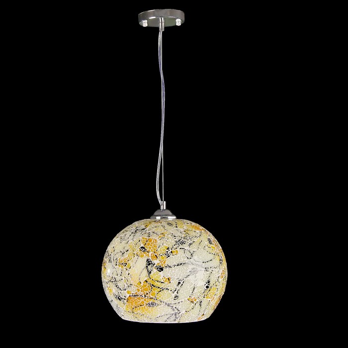 Светильник подвес "Аиша" E27 1х40Вт желт. 25х25х27 см