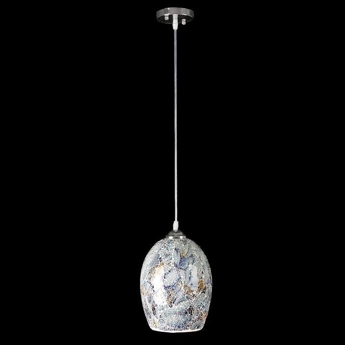 Светильник подвес "Амбер" E27 1х40Вт бел./желт./красн. 17х17х27 см