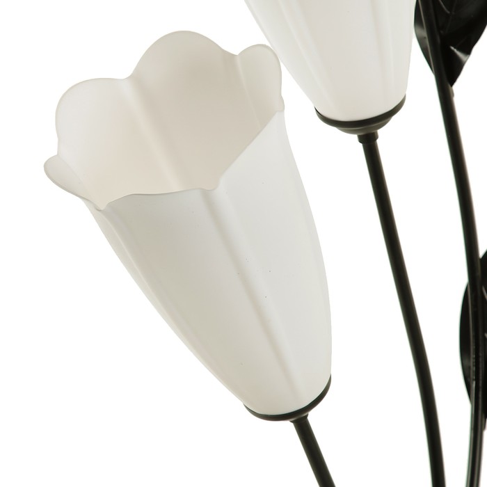 Светильник напольный "Магнолия" E27 3х40Вт черный 27х44х172 см