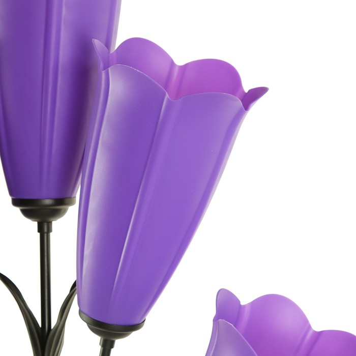 Светильник напольный "Магнолия" E27 5х40Вт сиреневый 27х62х166 см