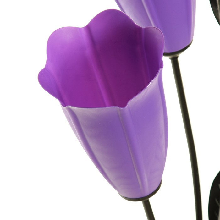 Светильник напольный "Магнолия" E27 3х40Вт фиолетовый 27х44х172 см