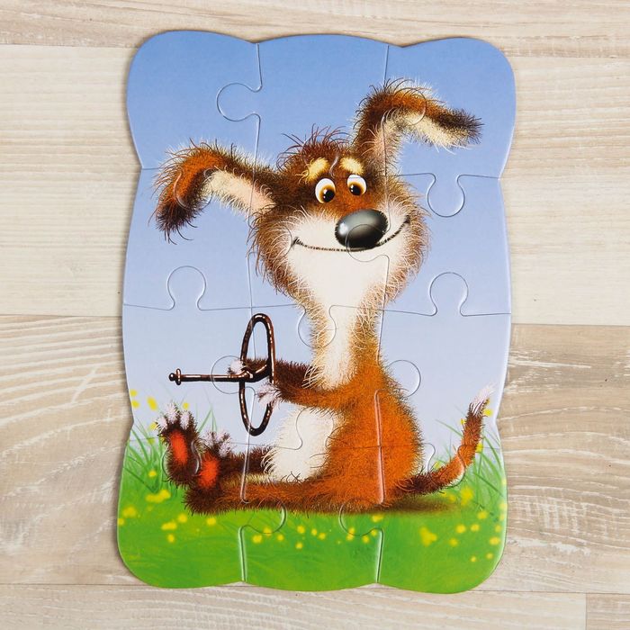 Пазл «Поехали!», 12 элементов