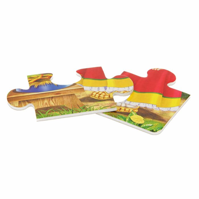 Пазл-рамка "Курочка Ряба", 12 элементов