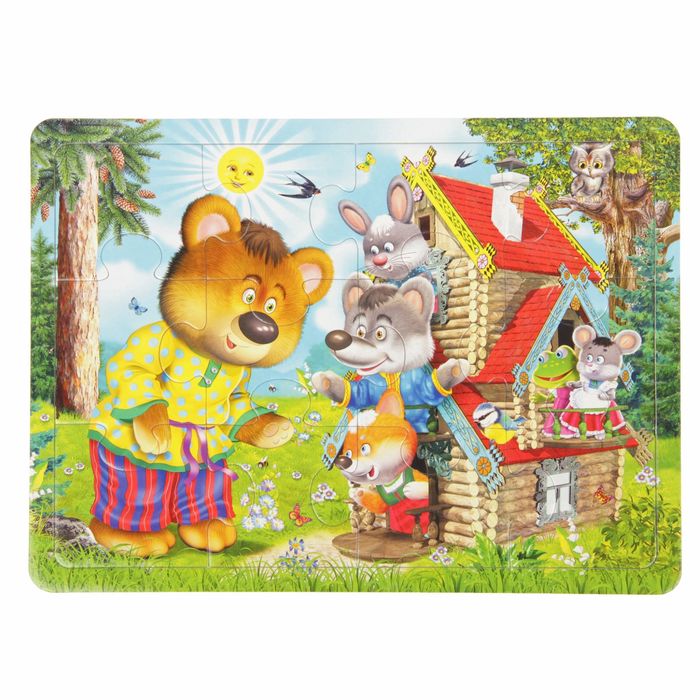 Пазл-рамка &quot;Теремок&quot;, 12 элементов